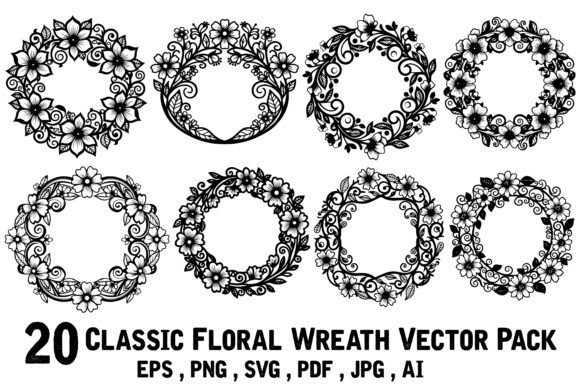 20 Classic Floral Wreath Vector Pack: A Practical Guide for Designers and Creators