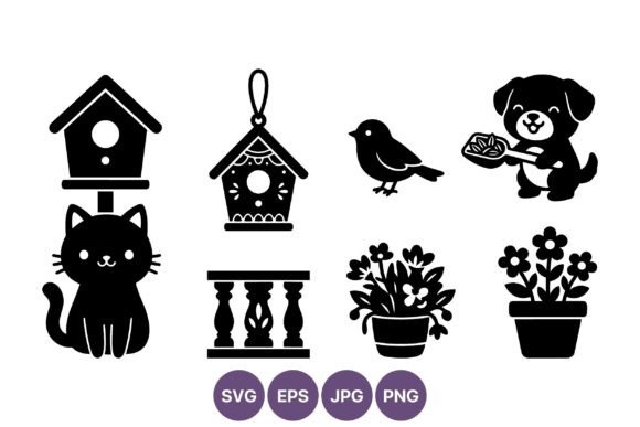 Black Cat Dog Bird Silhouette Vector Art: A Practical Evaluation