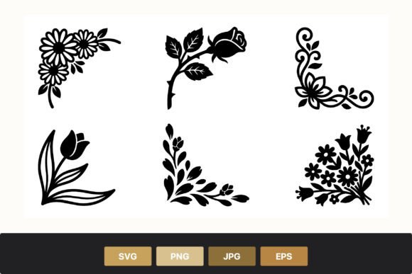 Black Floral Corner Decorations: Elevate Your Design