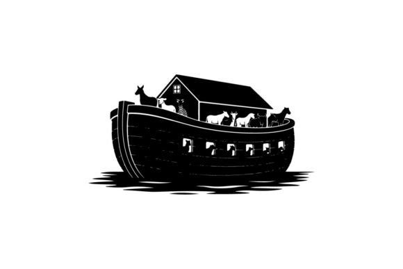 Bringing Stories to Life: The Power of Vintage Wooden Ark and Elegant Silhouette Clip Art