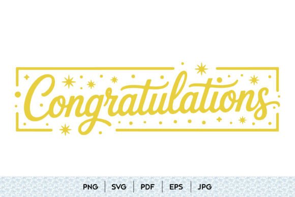 Celebrating Success with Congratulations Script Lettering