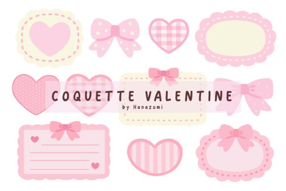 Coquette Valentine Bow Heart Frame: A Practical Asset for Creative Workflows