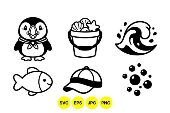 Cute Beach Icons Vector Pack: A Practical Guide for Designers