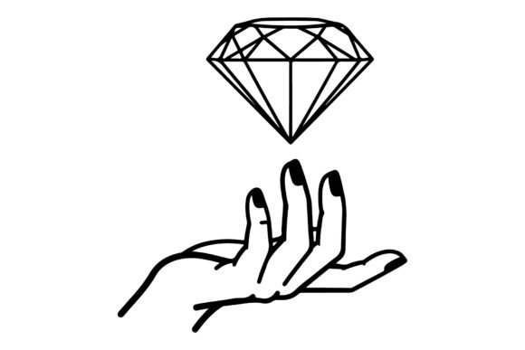 Diamond Hand Silhouette Bundle: A Strategic Asset for Creative Workflows