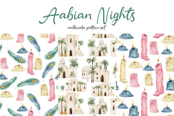 Evaluating the Arabian Nights Hand-drawn Patterns Set for Creative Projects