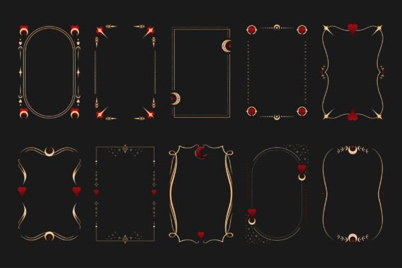 Golden Tarot Frames Decorated Hearts: A Practical Guide for Digital Creators