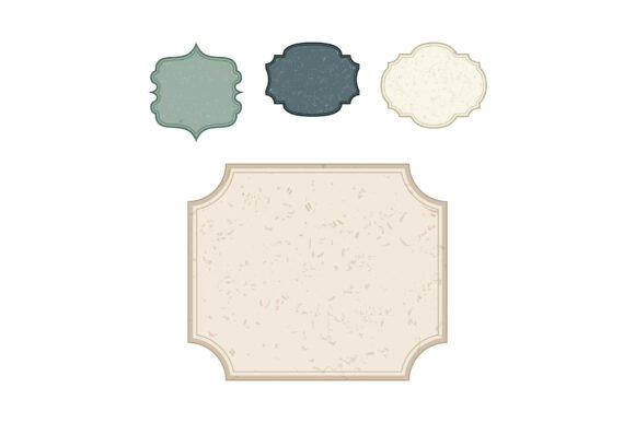 Reviving Retro Aesthetics with Vintage Empty Badges and Labels