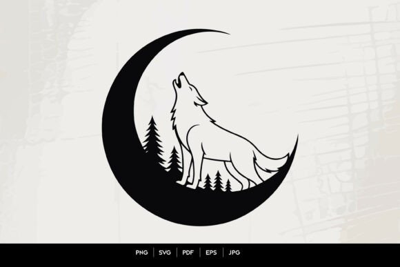 The Howling Wolf Moon SVG: A Definitive Asset for Modern Digital Creators