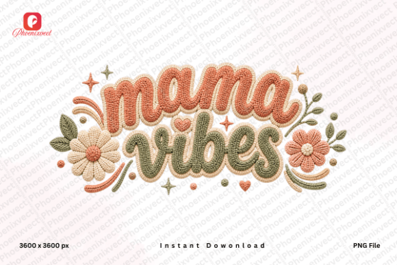 Understanding the Appeal of Chenille Boho Motherhood Mama Vibes PNG for Creative Projects