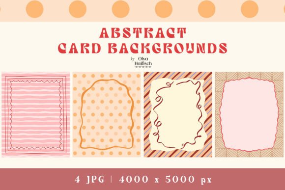 Whimsical Border Frame Backgrounds Set