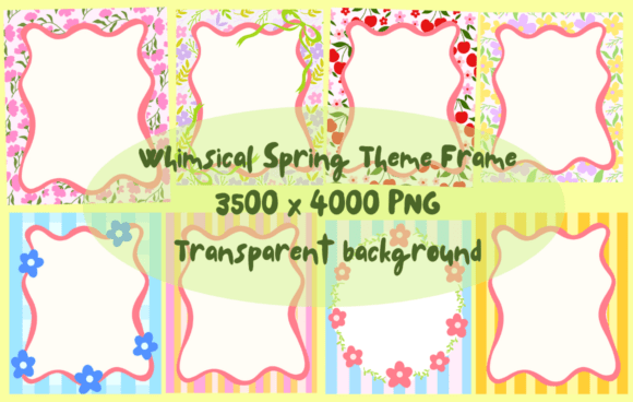 Whimsical Spring Theme Frame Border: A Guide to Seasonal Digital Design